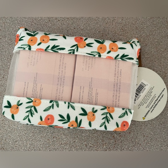 NWT🍊Citrus 2 pack Bar Soap and Cosmetics Bag - Picture 6 of 6